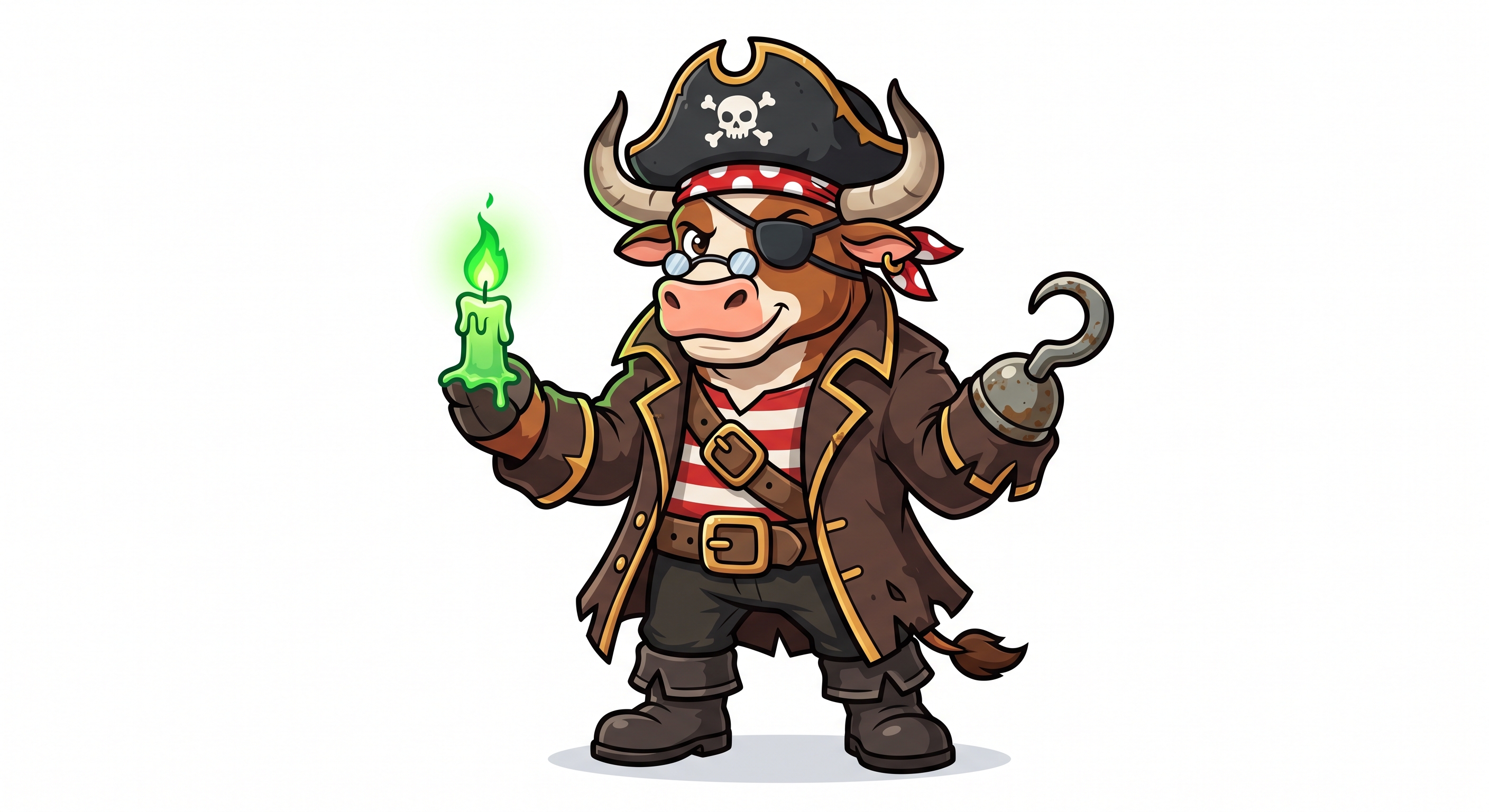 Mumu Pirate Mascot